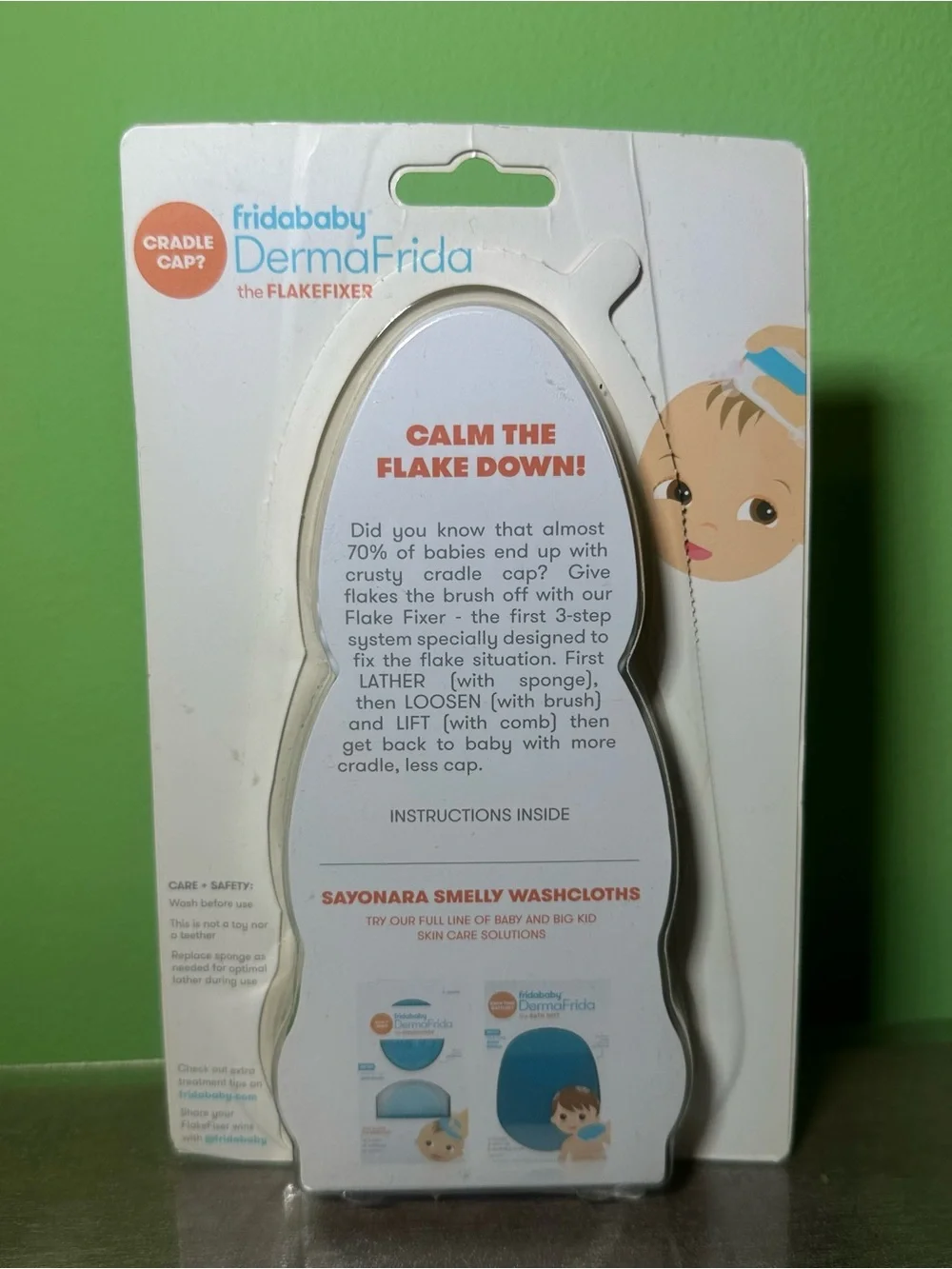 Fridababy DermaFrida FlakeFixer Baby Scalp Care Kit — Blue